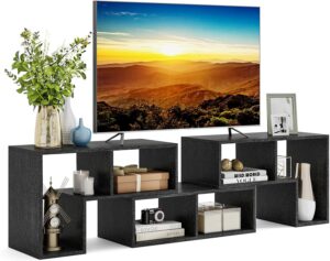 Tangkula 3 Pieces Console TV Stand