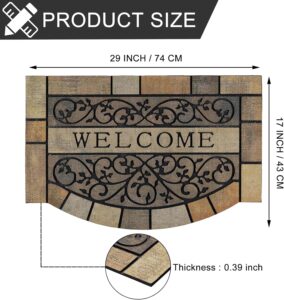 CHICHIC Welcome DoorMat 17x 29 Inch