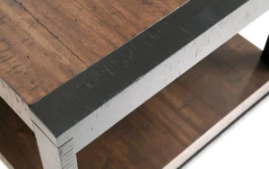 Carson Black & Dark Brown Coffee & 2 End Table Set - Blog Image 2