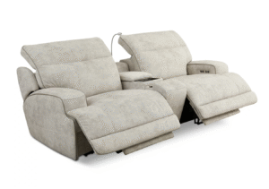 Sebaston 2-Pc. Fabric Sofa with 2 Power Motion Recliners and 1 USB Console