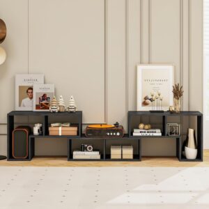 Tangkula 3 Pieces Console TV Stand